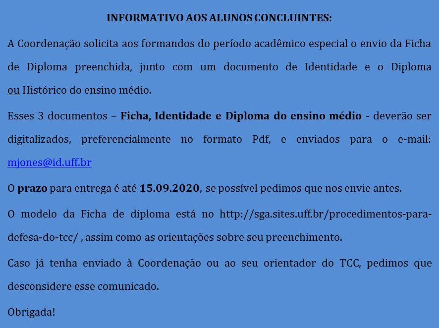 Entrega da Ficha de Diploma